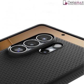 Spigen Liquid Air guminis dėklas - juodas (Samsung Galaxy S26 Ultra)